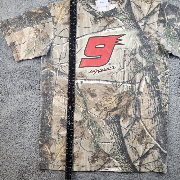 Realtree Camo NASCAR Shirt Men's Medium Kasey Kahne #9 AOP Car Racing Chase Auth - Picture 5 of 10